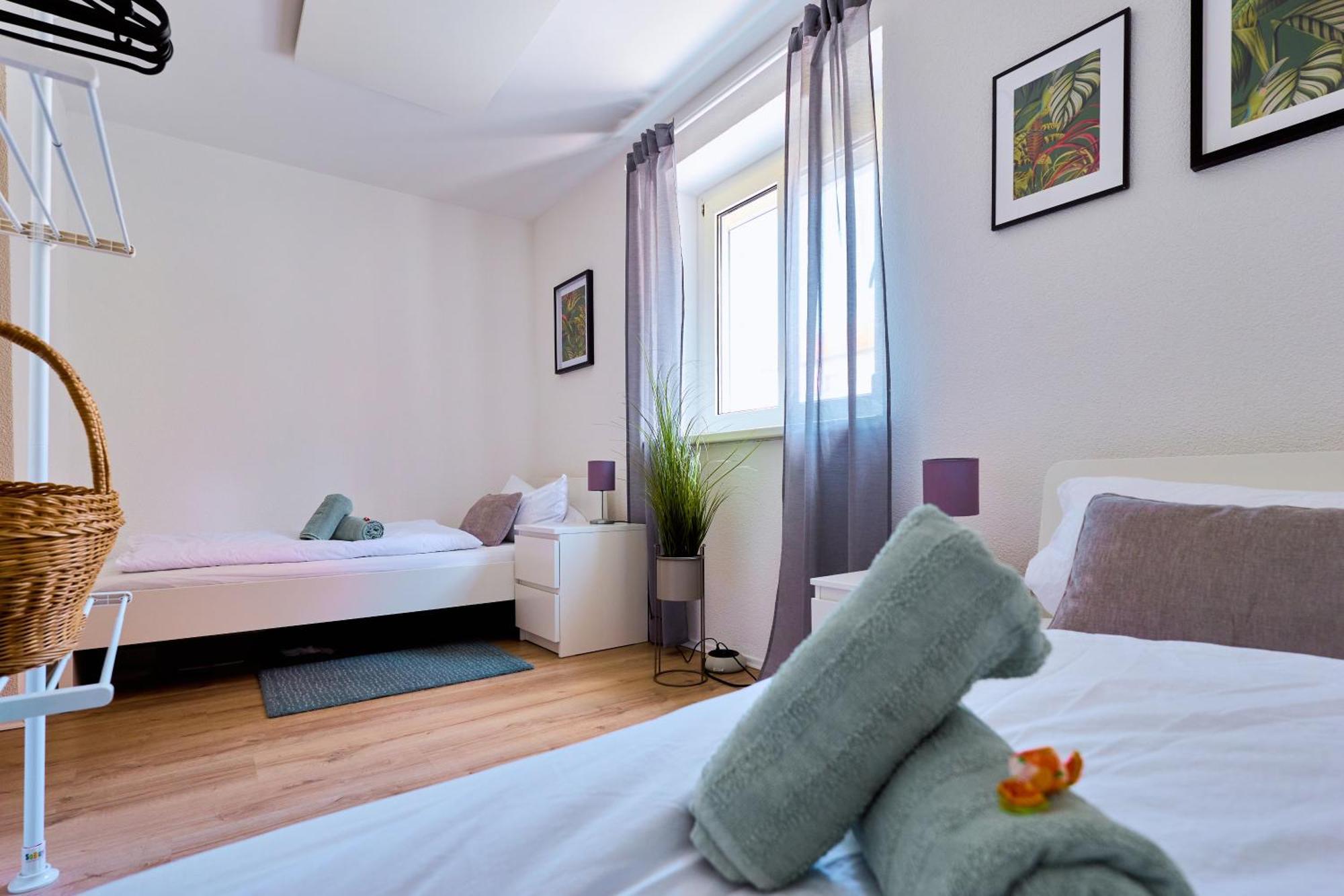Dreams, 3 Schlafzimmer, Parkplatz, Stadtzentrum Neu-Ulm Eksteriør bilde